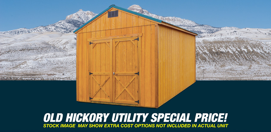 Old Hickory Sheds Utility Shed Sale Cody Wyoming